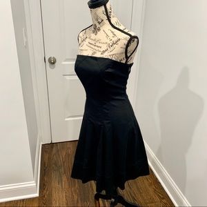 Express Strapless Dress (Black) (6)
